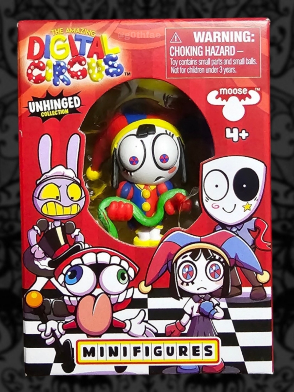 The Amazing Digital Circus Confetti Pomni 2" Unhinged Minifigure - Moose Toys